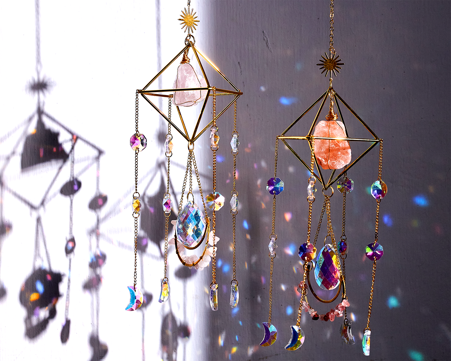 Crystal Sun Catcher: Amethyst