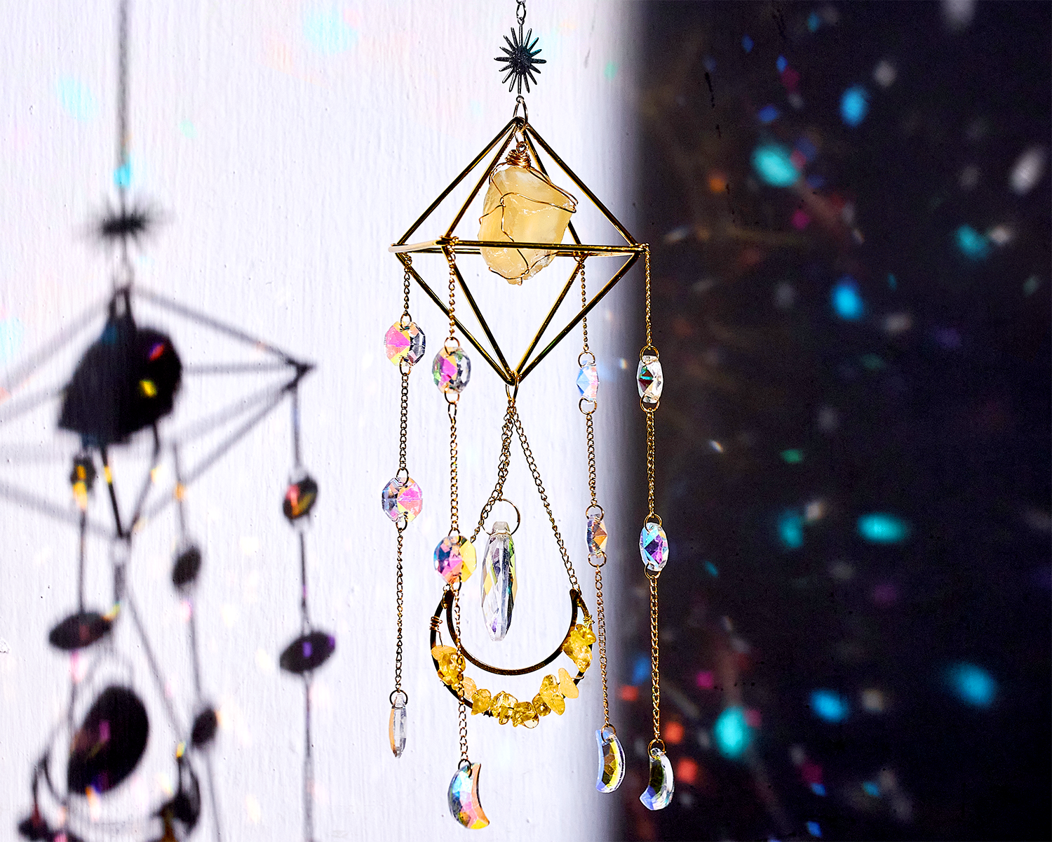 Crystal Sun Catcher: Amethyst