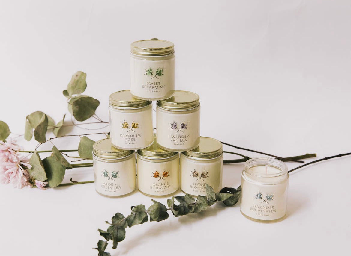 Lavender Eucalyptus Miniature Candle