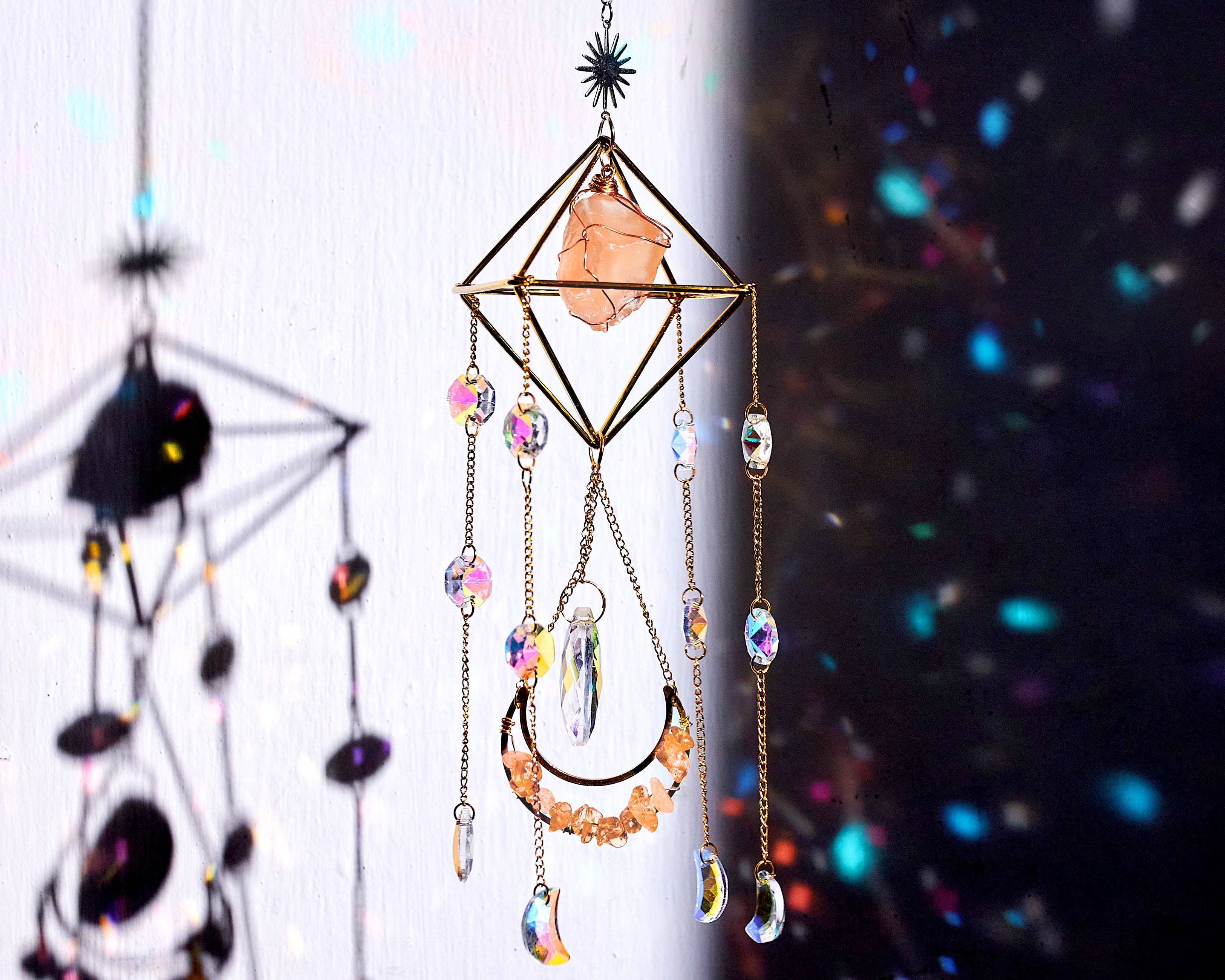 Crystal Sun Catcher: Amethyst