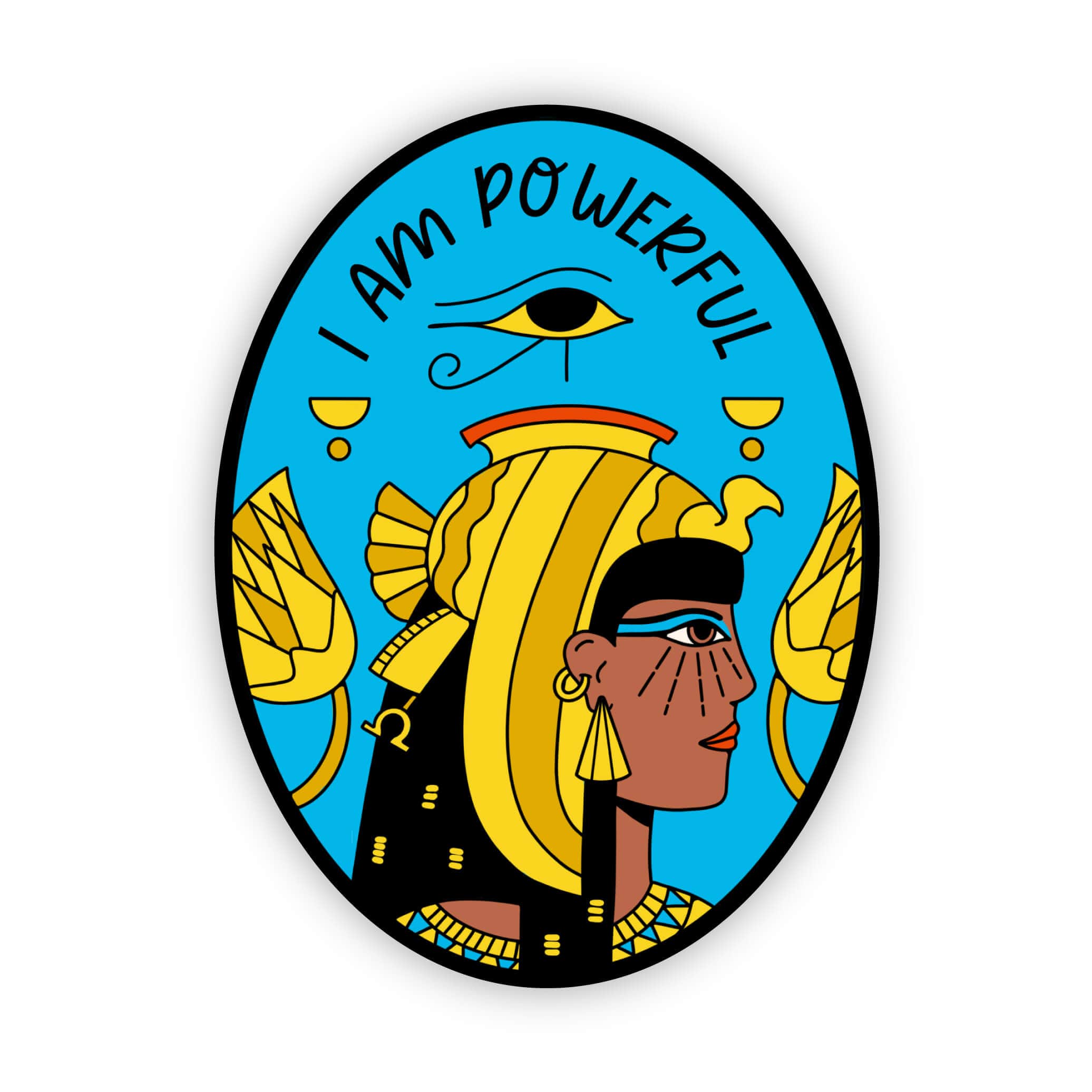"I am Powerful" Cleopatra sticker